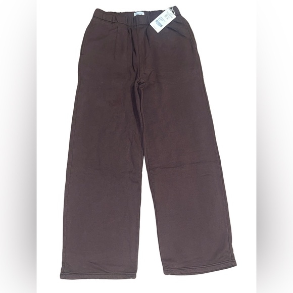 MATE the Label Pants - MATE THE LABEL
Organic Fleece Straight Leg Sweatpant
Color: PLUM
Size: MEDIUM